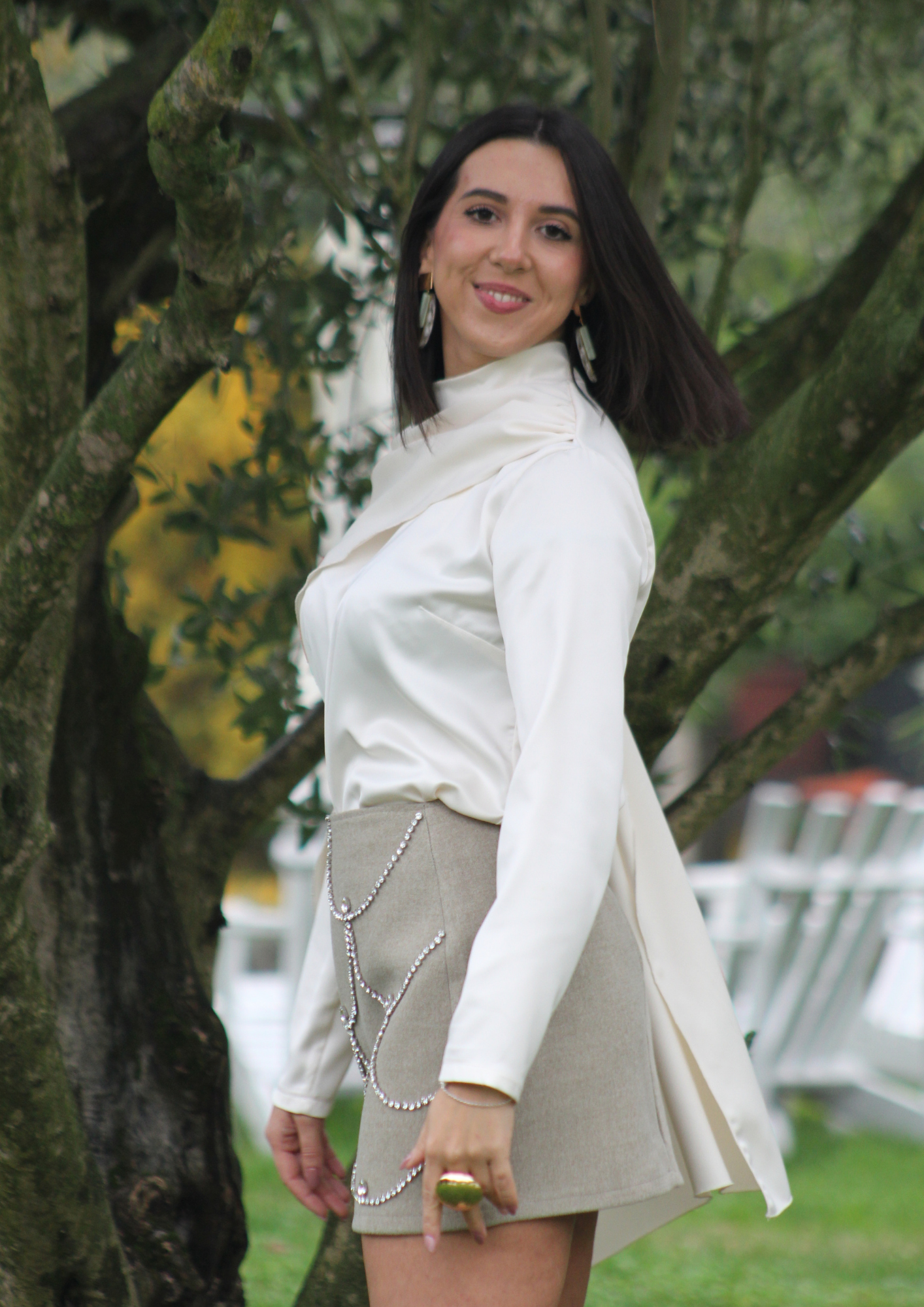 Casacca avorio GALLIERA