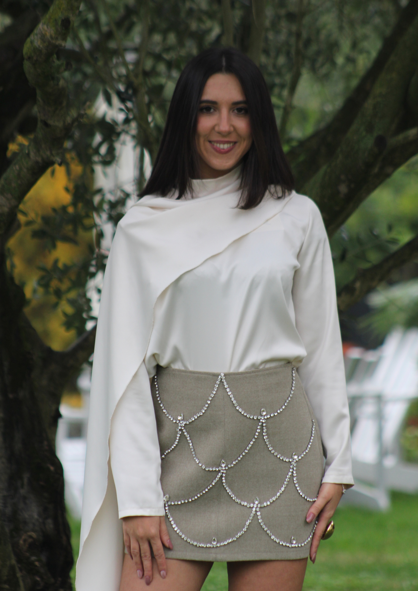 Casacca avorio GALLIERA