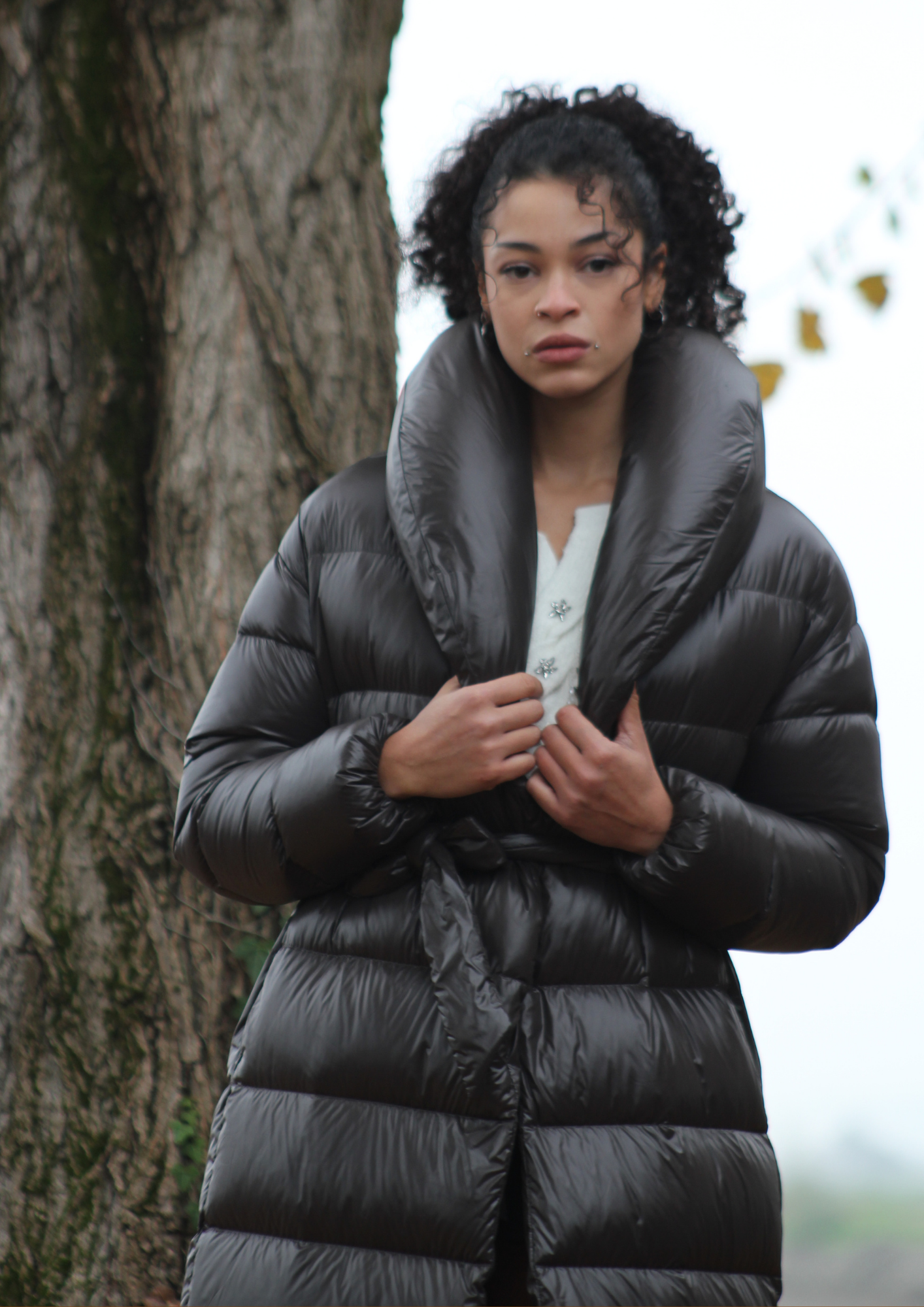 Piumino lungo vestaglia