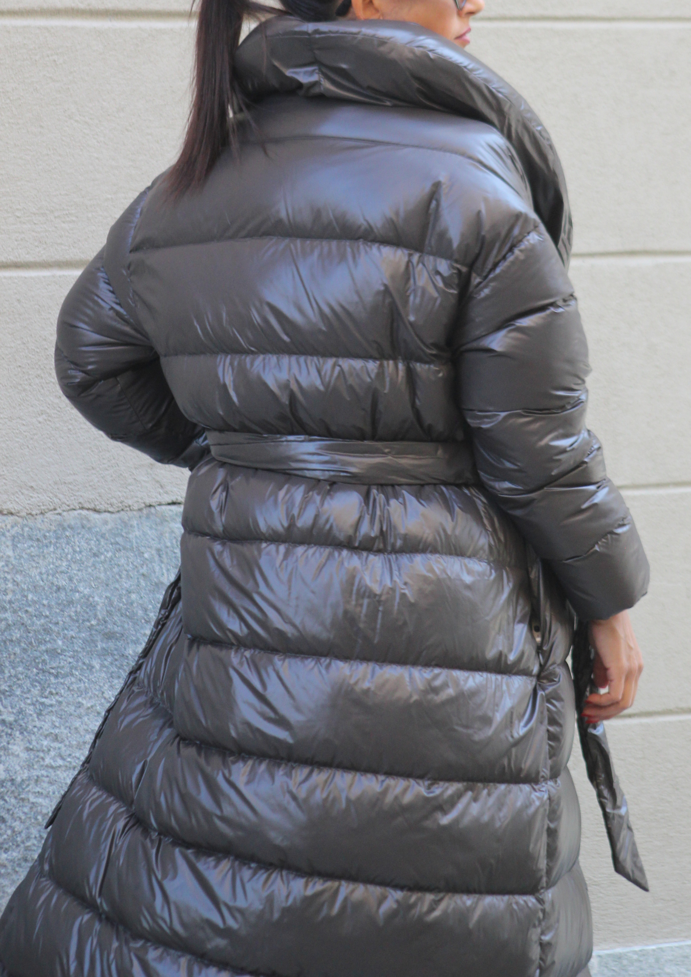 Piumino lungo vestaglia