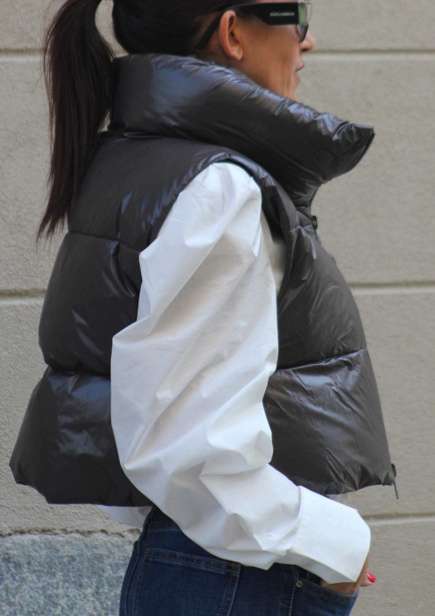 Gilet cropped Lavagna