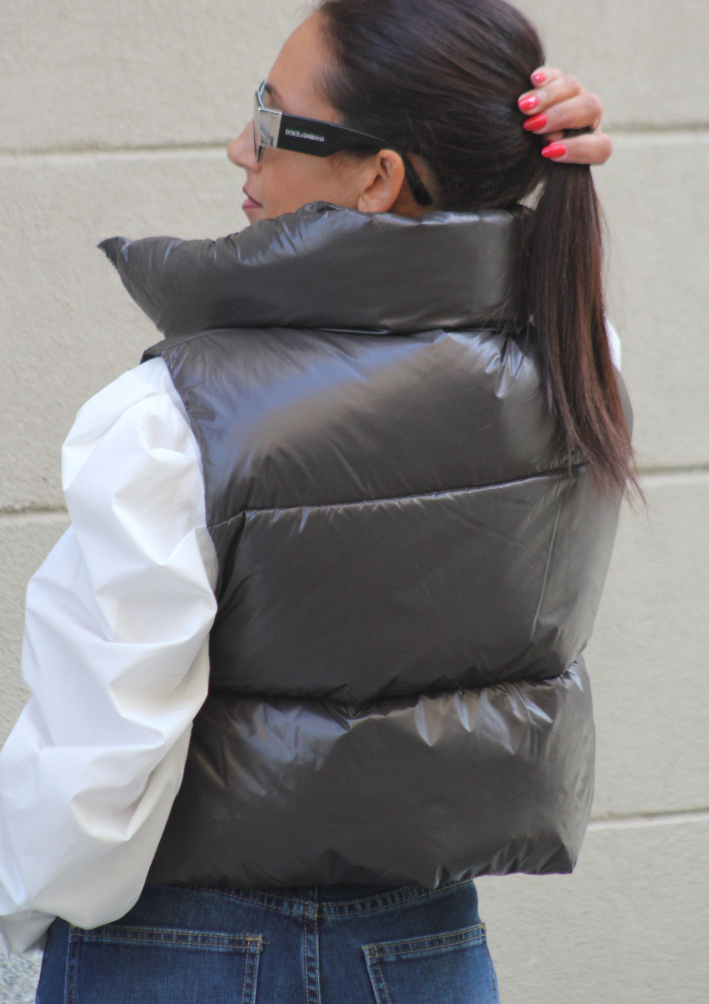 Gilet cropped Lavagna