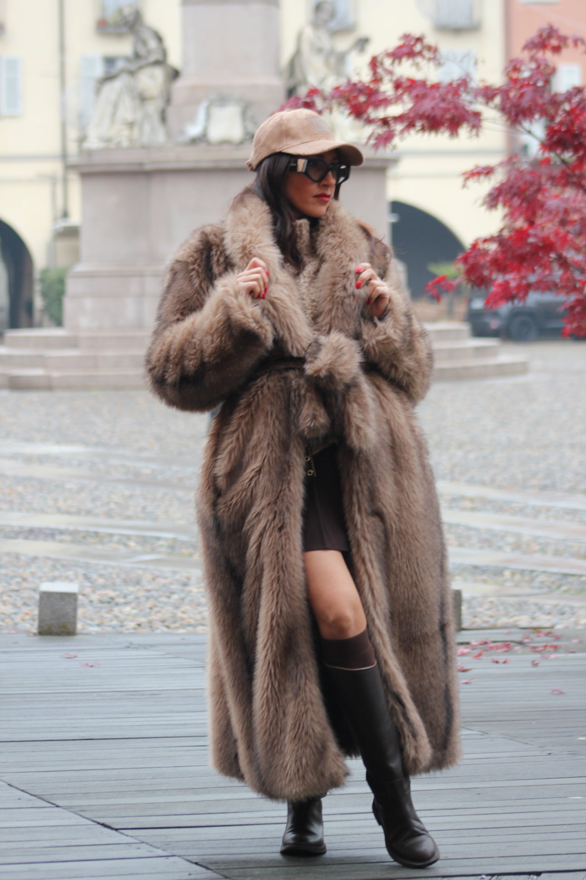 Cappotto pelliccia volpe