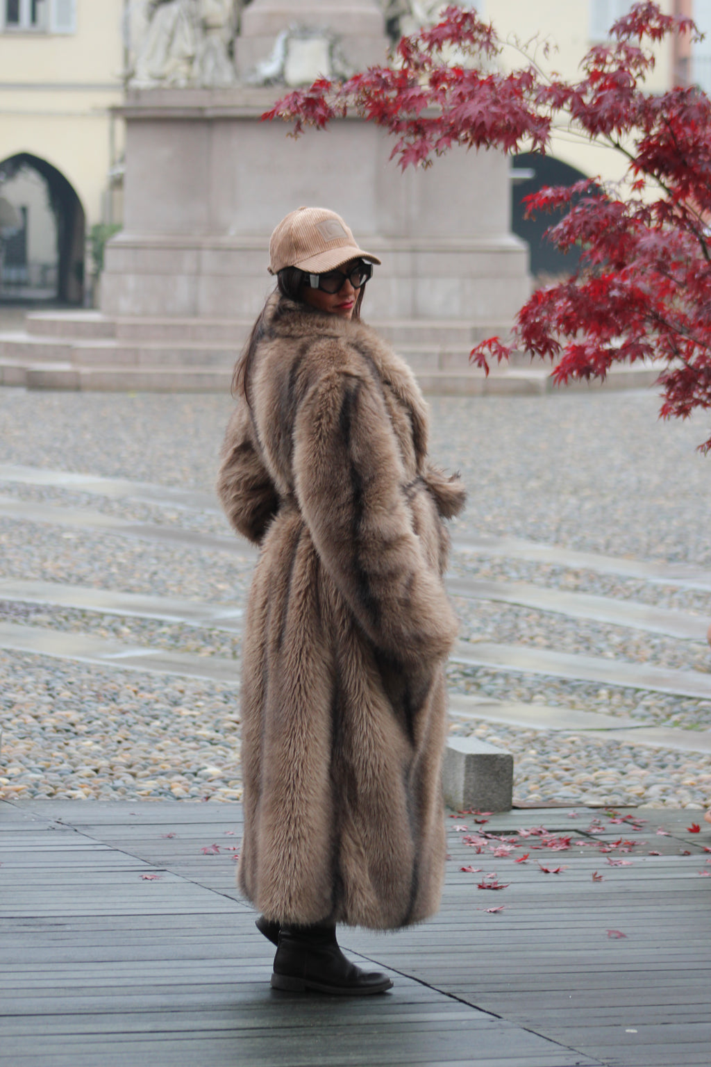 Cappotto pelliccia volpe