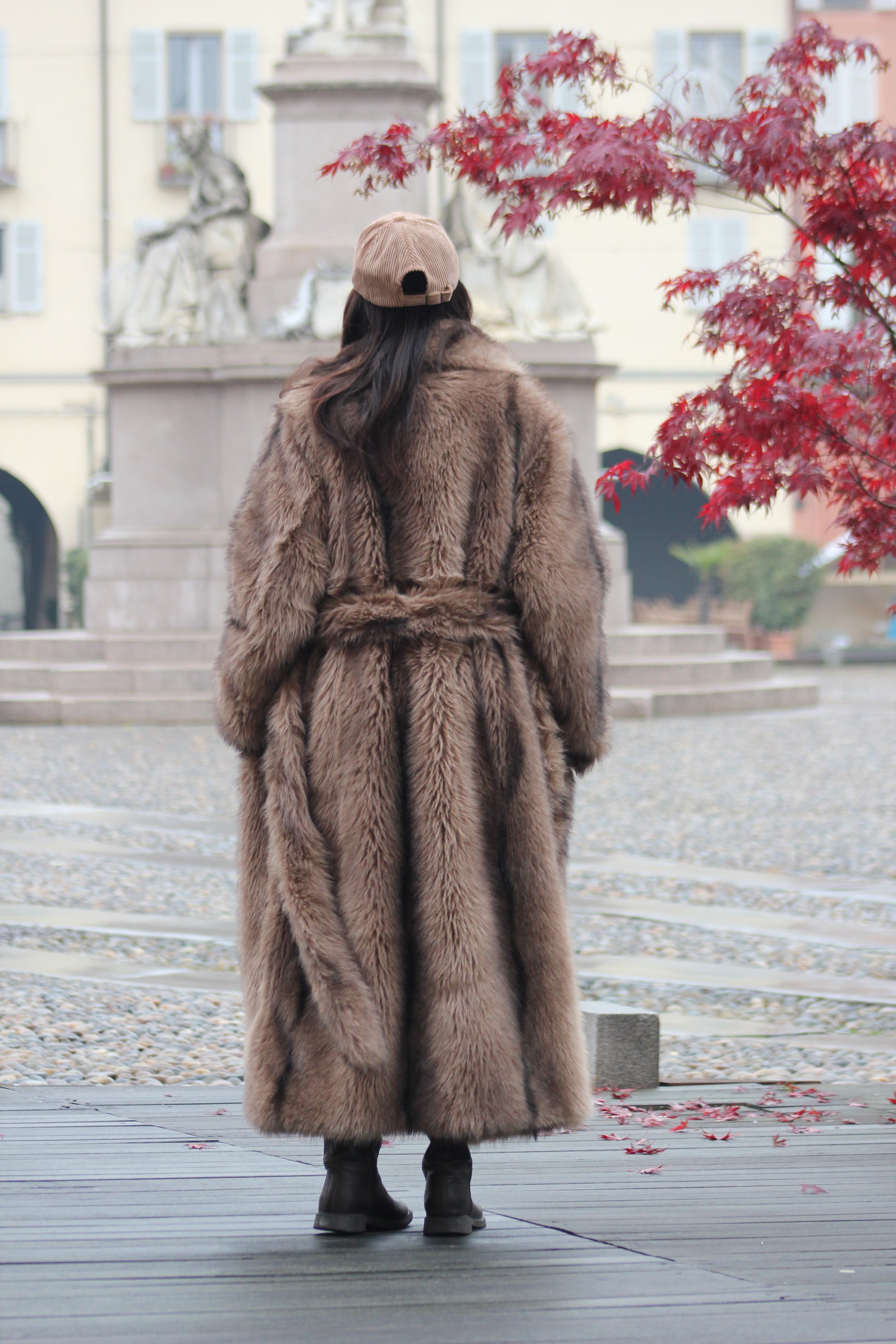 Cappotto pelliccia volpe