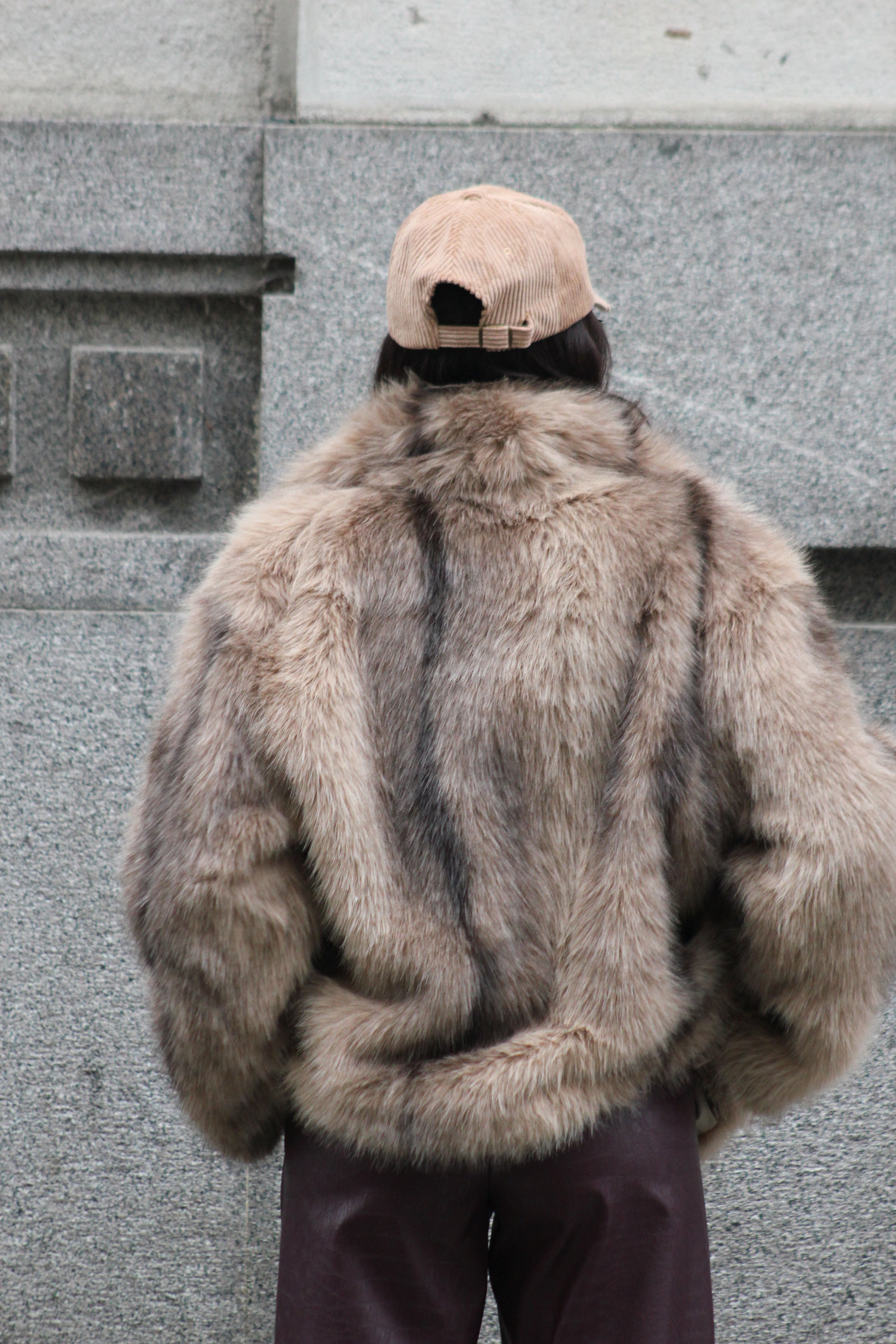 Giacca ecopelliccia volpe