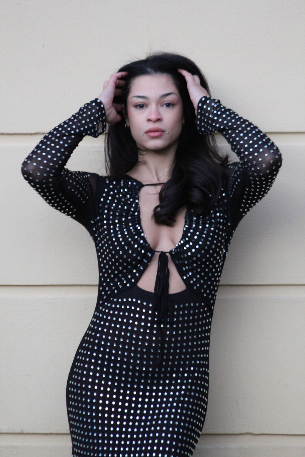 Abito tulle e Swarovski