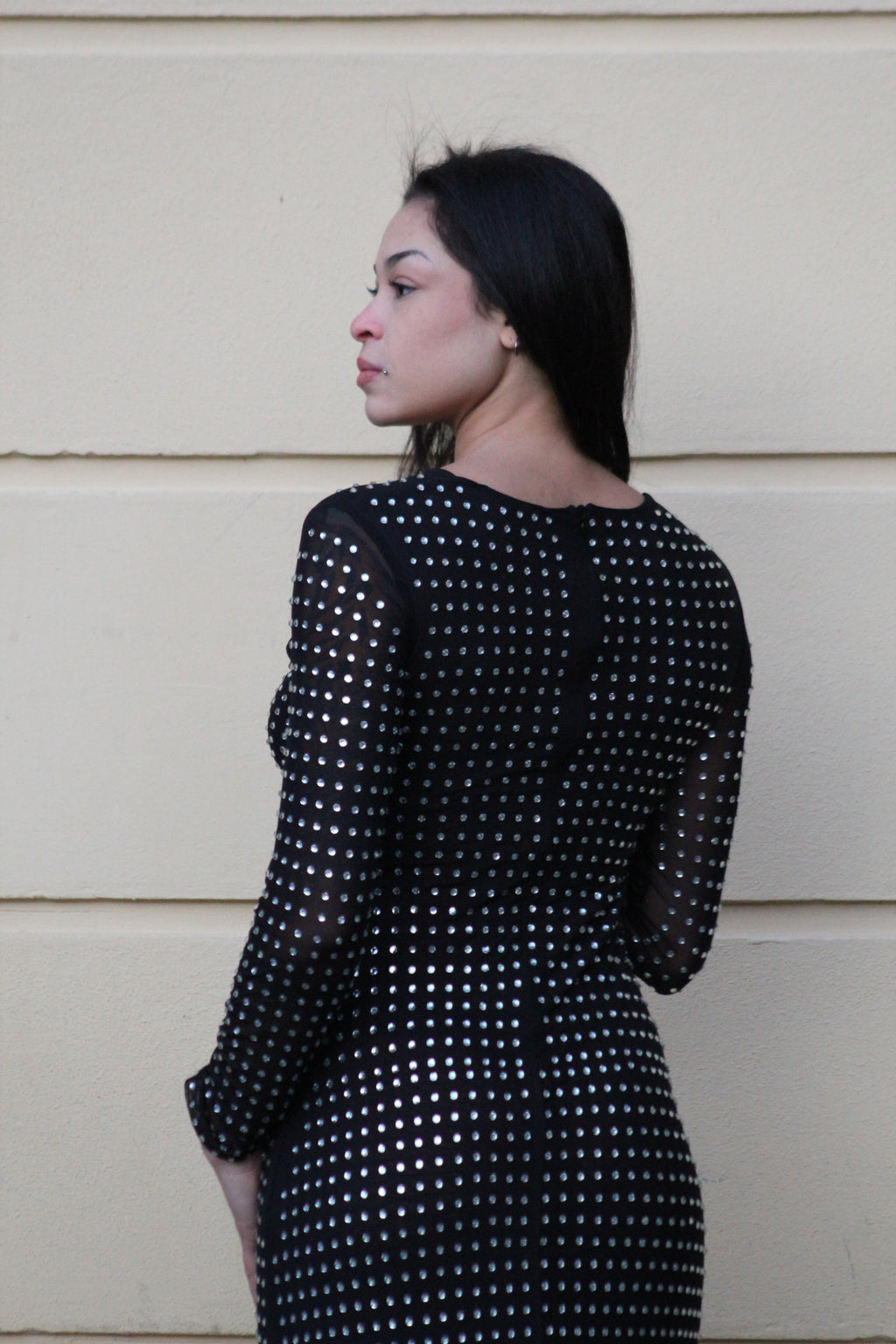 Abito tulle e Swarovski