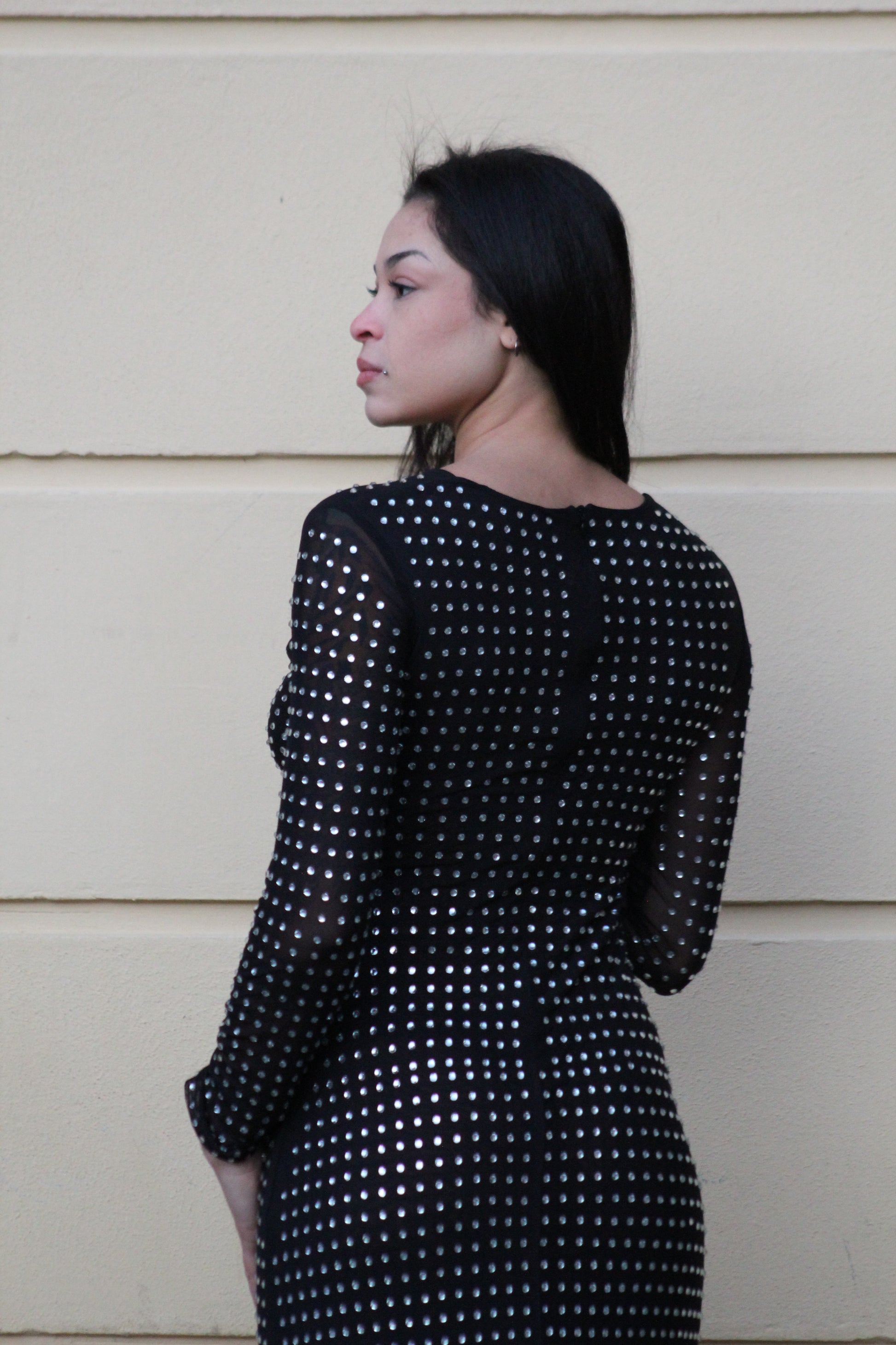 Abito tulle e Swarovski