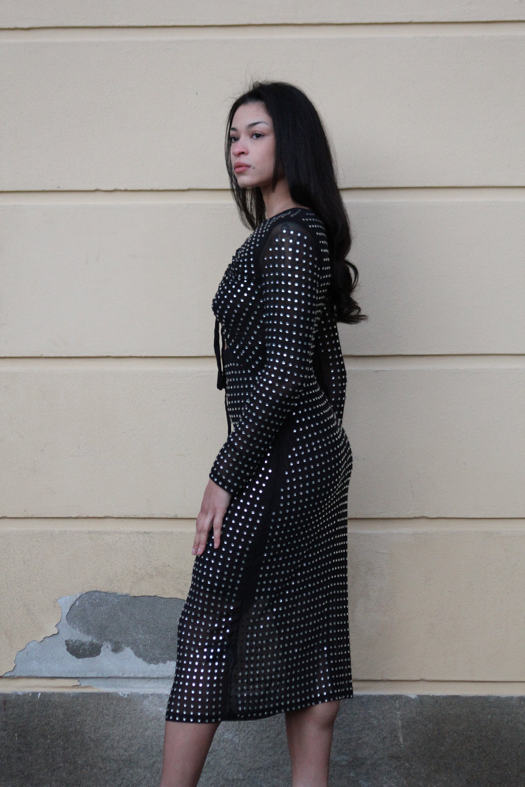 Abito tulle e Swarovski